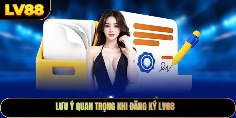 Lưu ý quan trọng khi đăng ký LV88